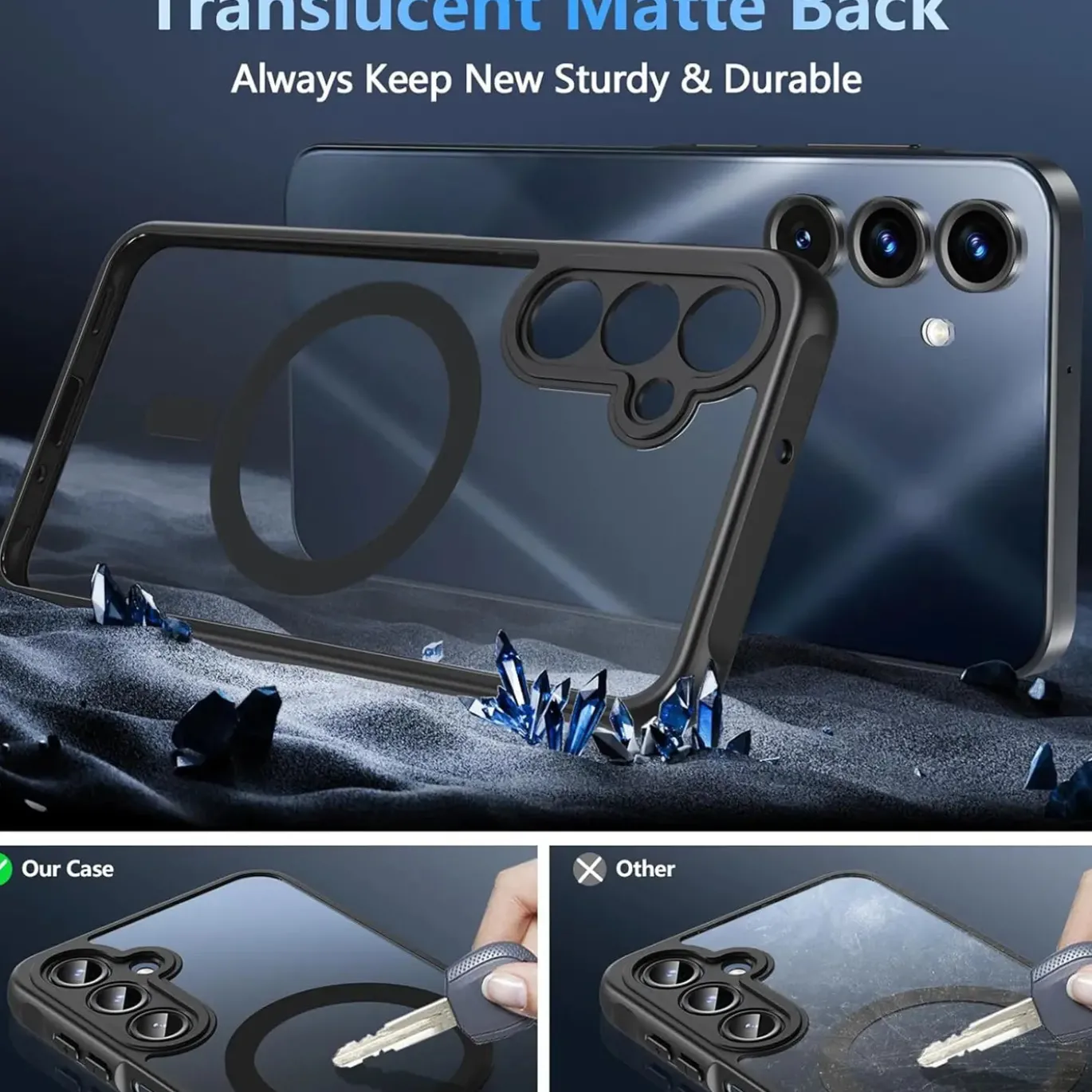 Samsung Galaxy A17 5G - Farbige MagSafe Hülle mit Kameraschutz
