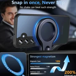 Samsung Galaxy A17 5G - Farbige MagSafe Hülle mit Kameraschutz