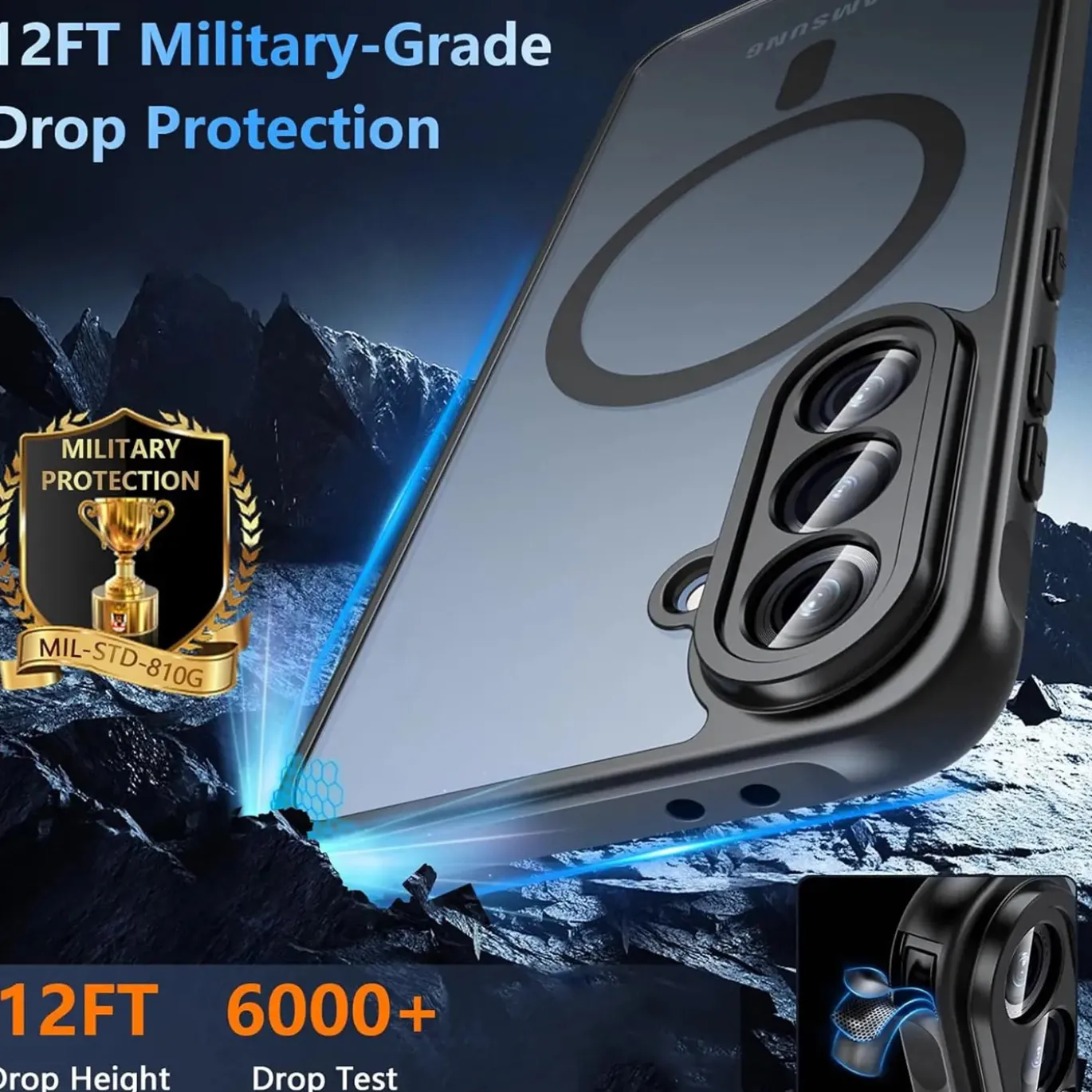 Samsung Galaxy A36 5G - Farbige MagSafe Hülle mit Kameraschutz