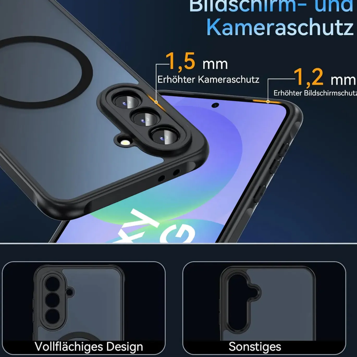 Samsung Galaxy A56 5G - Farbige MagSafe Hülle mit Kameraschutz