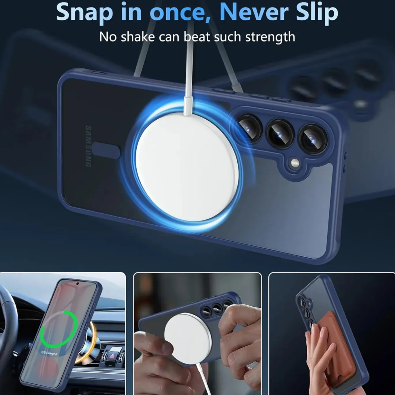 Samsung Galaxy A56 5G - Farbige MagSafe Hülle mit Kameraschutz