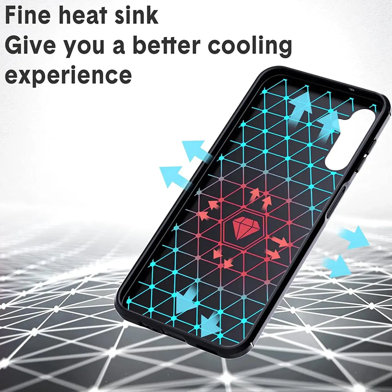 Samsung Galaxy A14 4G / 5G - Carbon Case Hülle, stoßfest