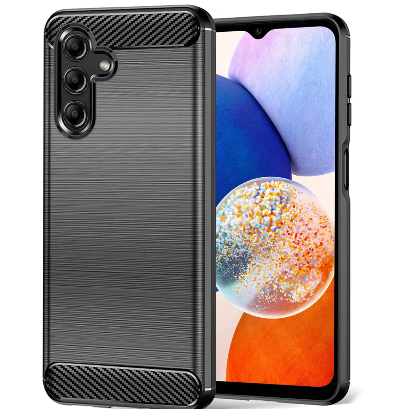 Samsung Galaxy A14 4G / 5G - Carbon Case Hülle, stoßfest