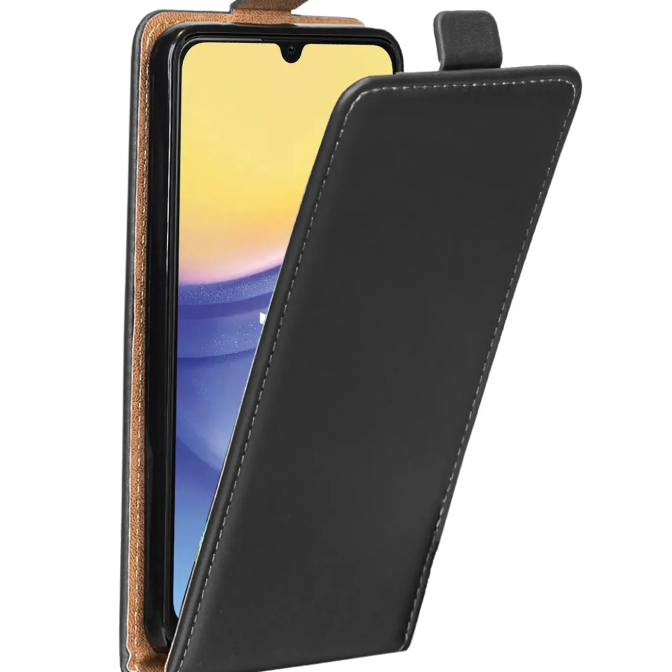 Samsung Galaxy A15 4G / 5G - Flip Hülle, horizontal klappbar