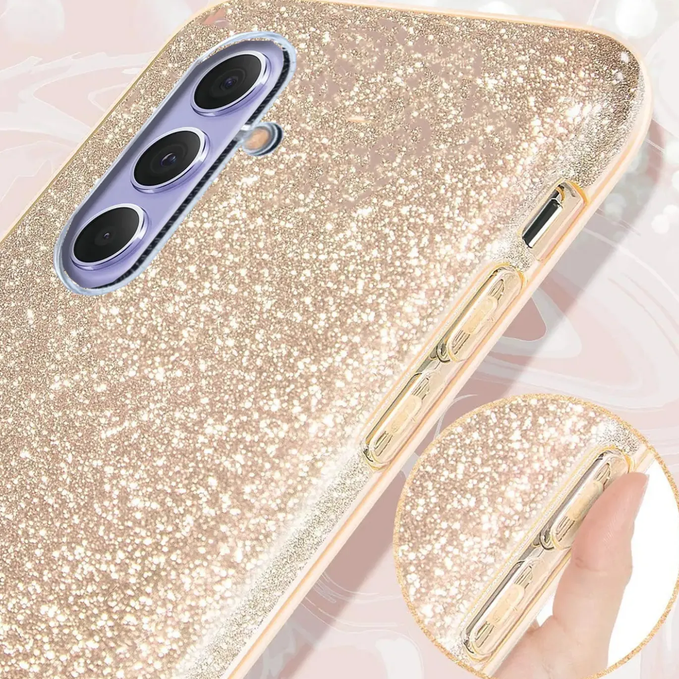Samsung Galaxy A14 4G / 5G - Glitzer TPU Hülle