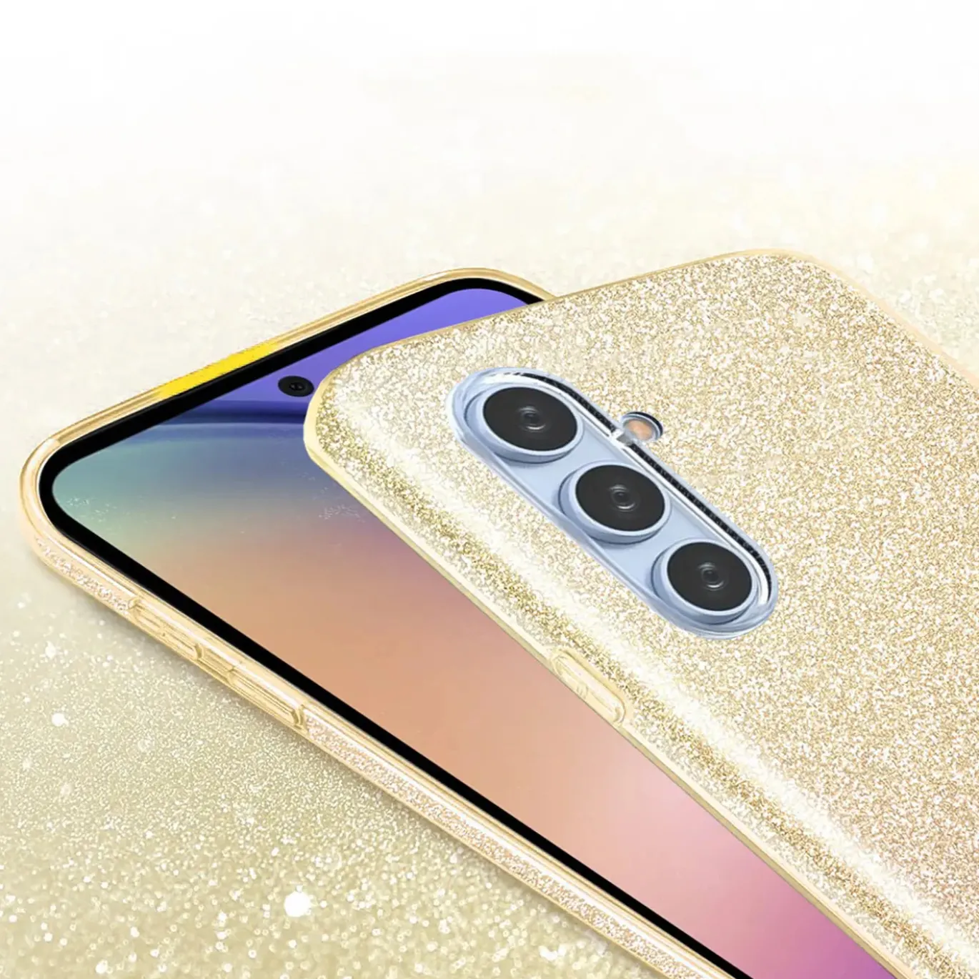 Samsung Galaxy A14 4G / 5G - Glitzer TPU Hülle
