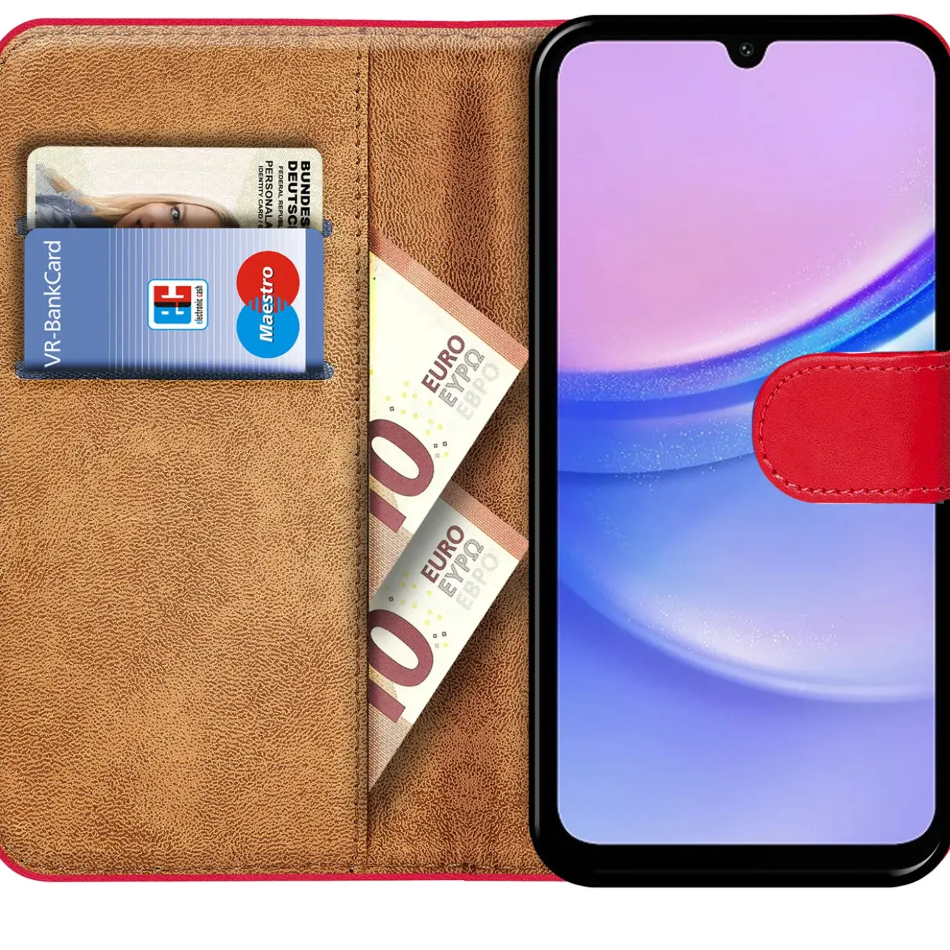 Samsung Galaxy A15 4G / 5G - Klapphülle mit Kartenfächern