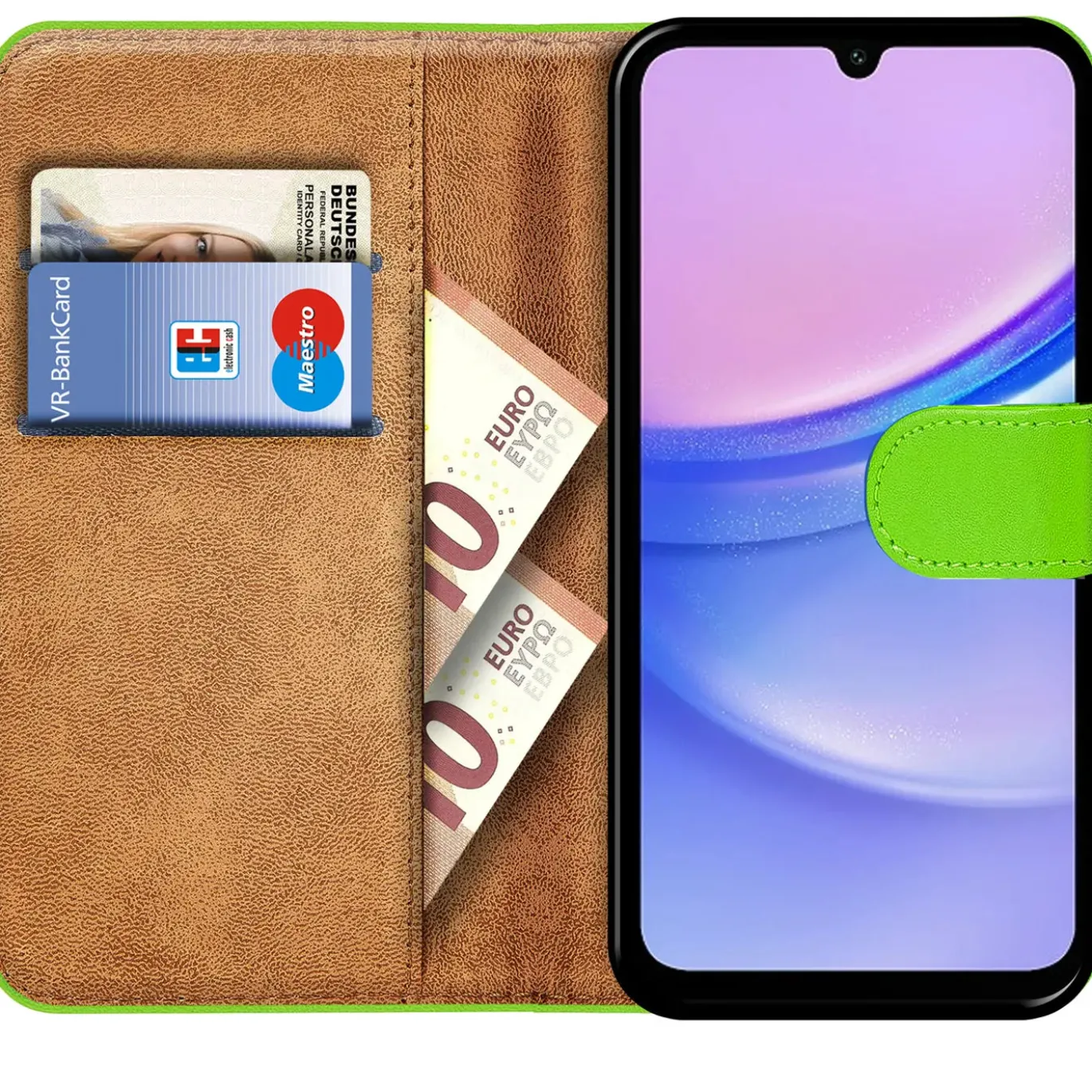 Samsung Galaxy A15 4G / 5G - Klapphülle mit Kartenfächern