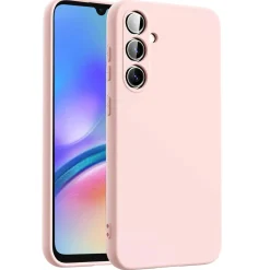 Samsung Galaxy A15 4G / 5G - Silikon Case mit Mikrofaser-Innenseite
