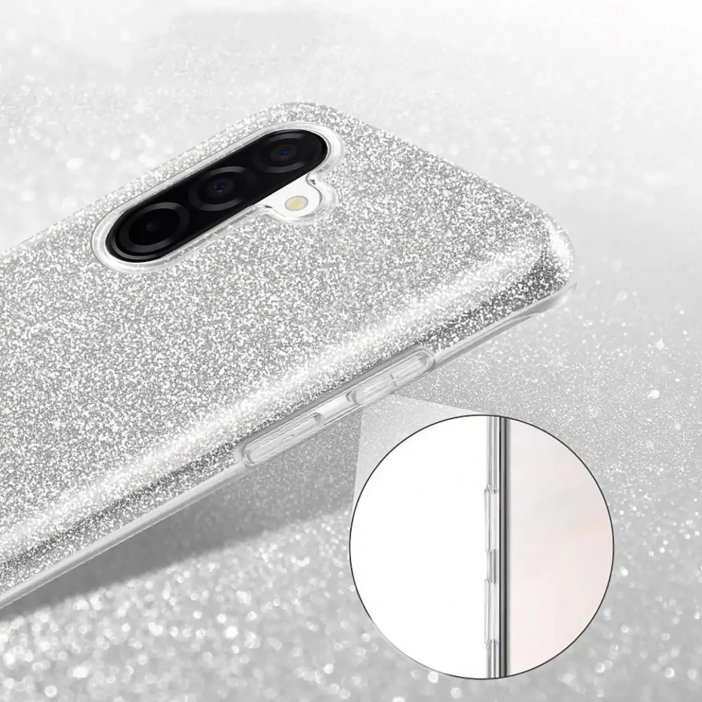 Samsung Galaxy A17 5G - Glitzer TPU Hülle