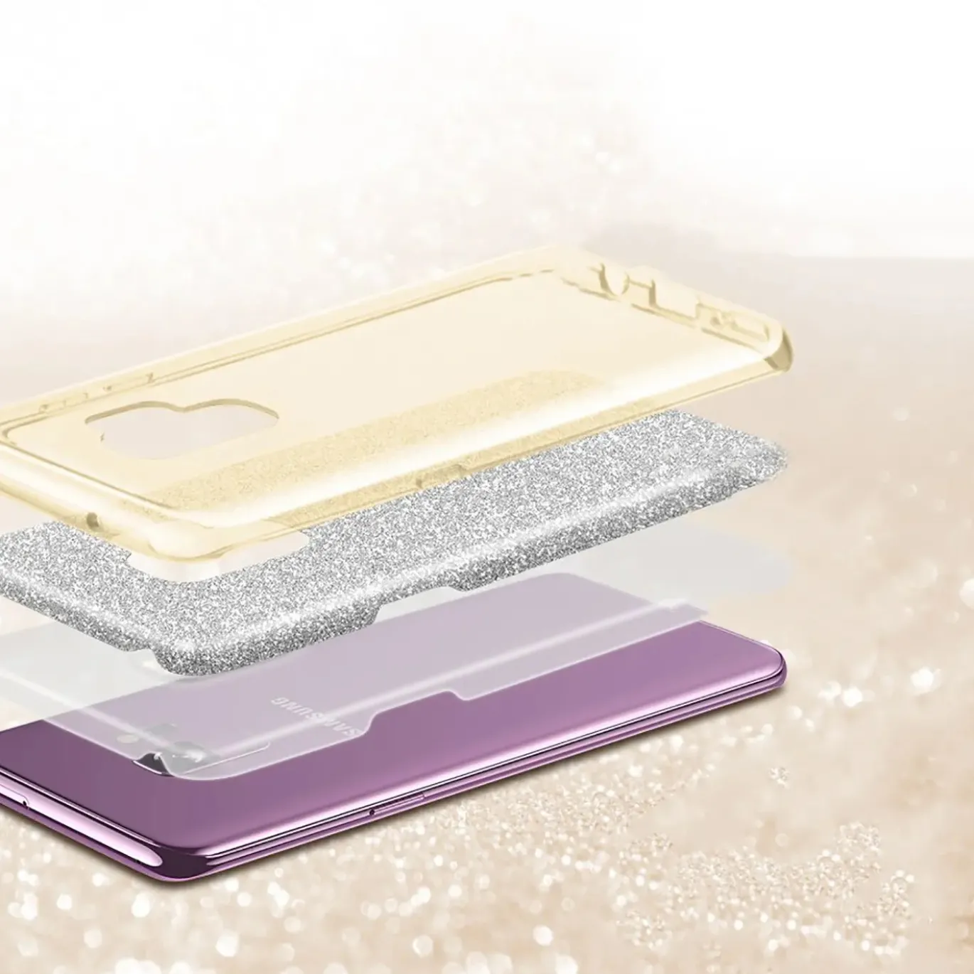 Samsung Galaxy A36 5G - Glitzer TPU Hülle