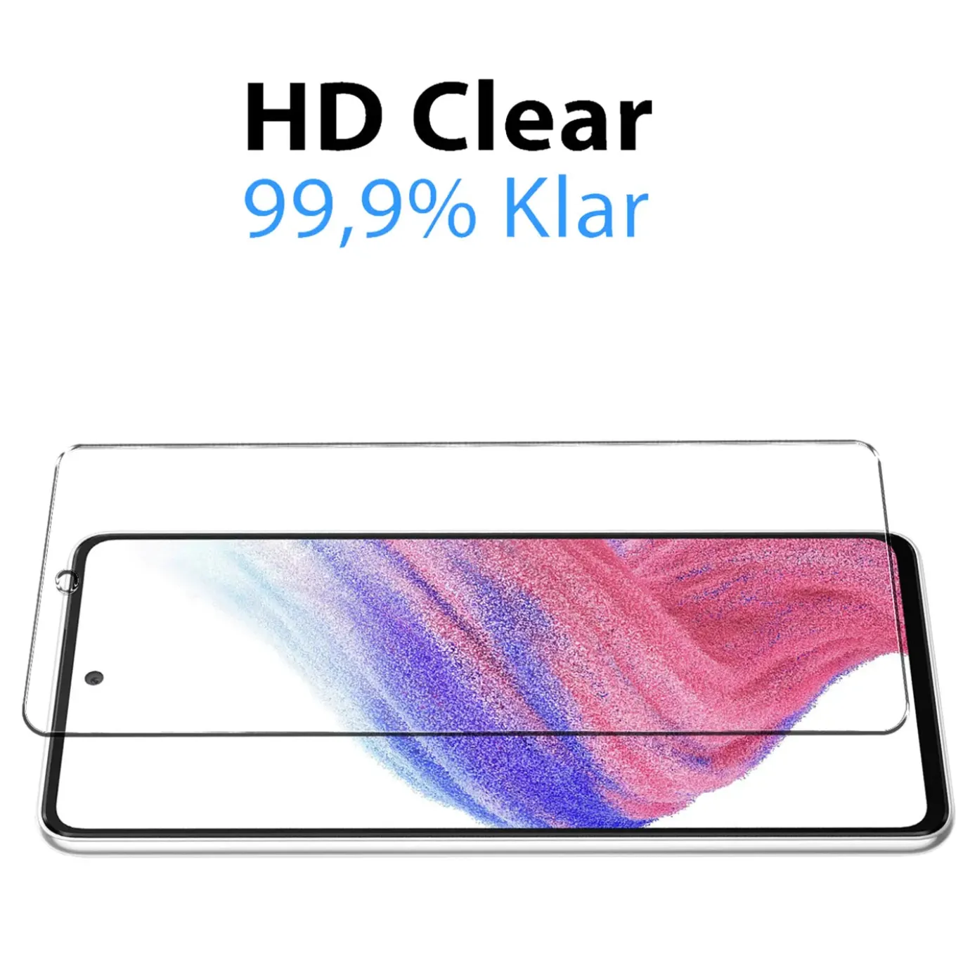Samsung Galaxy A53 5G - 9H Displayschutzfolie 2x Display & Kamera