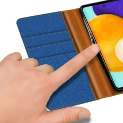 Samsung Galaxy A53 5G - Jeanslook Klapphülle mit Kartenfach
