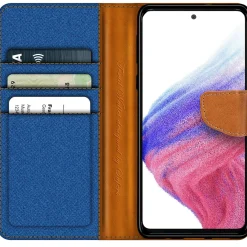 Samsung Galaxy A53 5G - Jeanslook Klapphülle mit Kartenfach
