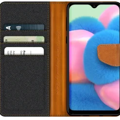 Samsung Galaxy A23 5G - Jeanslook Klapphülle mit Kartenfach