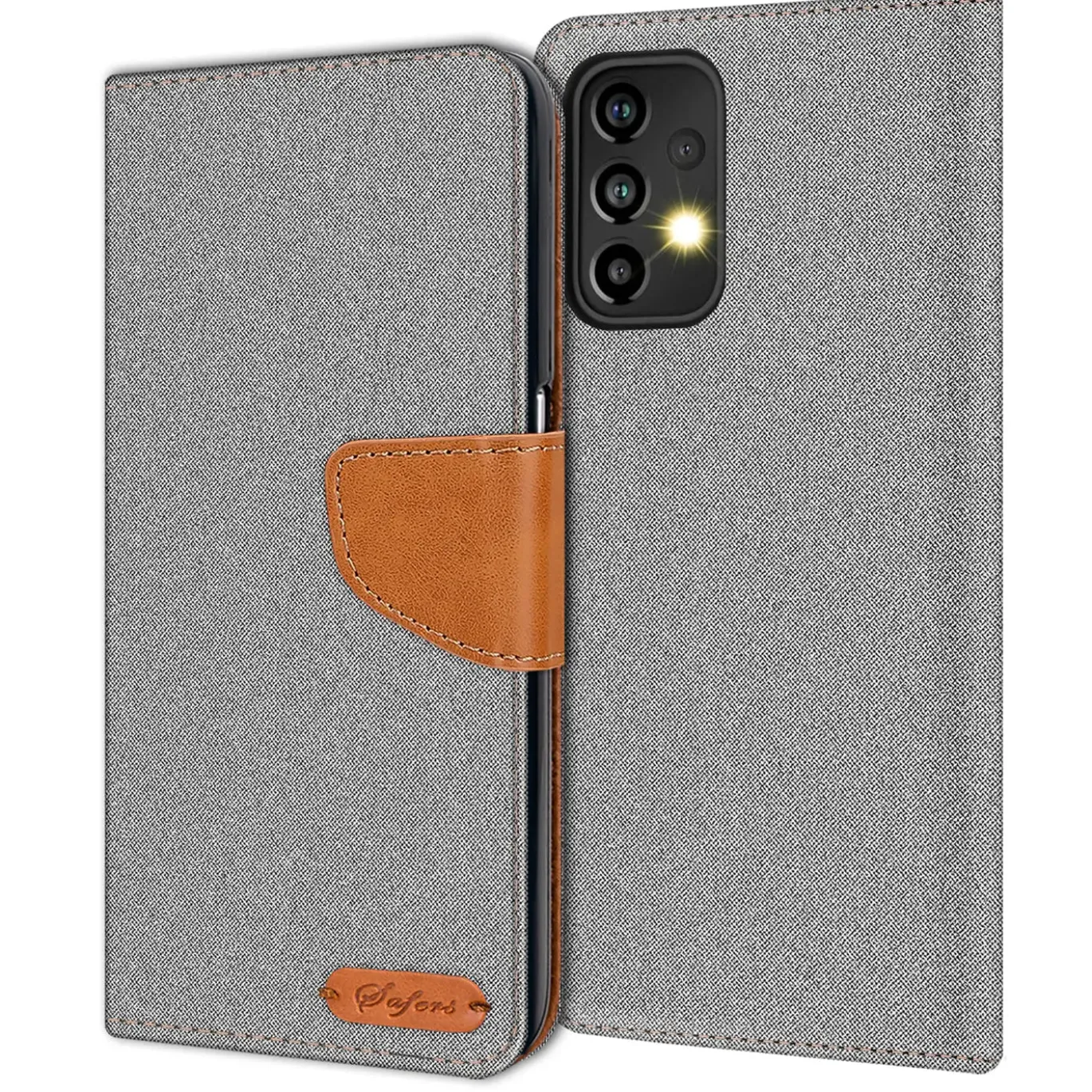 Samsung Galaxy A23 5G - Jeanslook Klapphülle mit Kartenfach