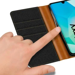 Samsung Galaxy A26 5G - Jeanslook Klapphülle mit Kartenfach