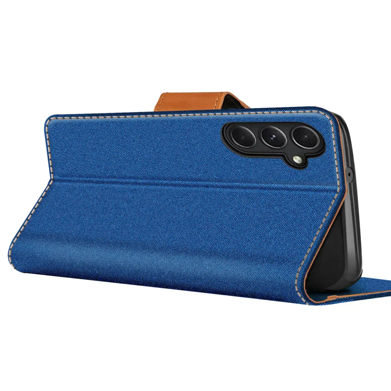 Samsung Galaxy A25 5G - Jeanslook Klapphülle mit Kartenfach