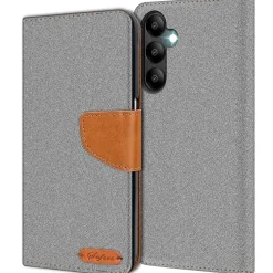 Samsung Galaxy A25 5G - Jeanslook Klapphülle mit Kartenfach