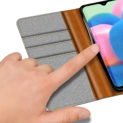 Samsung Galaxy A32 5G - Jeanslook Klapphülle mit Kartenfach