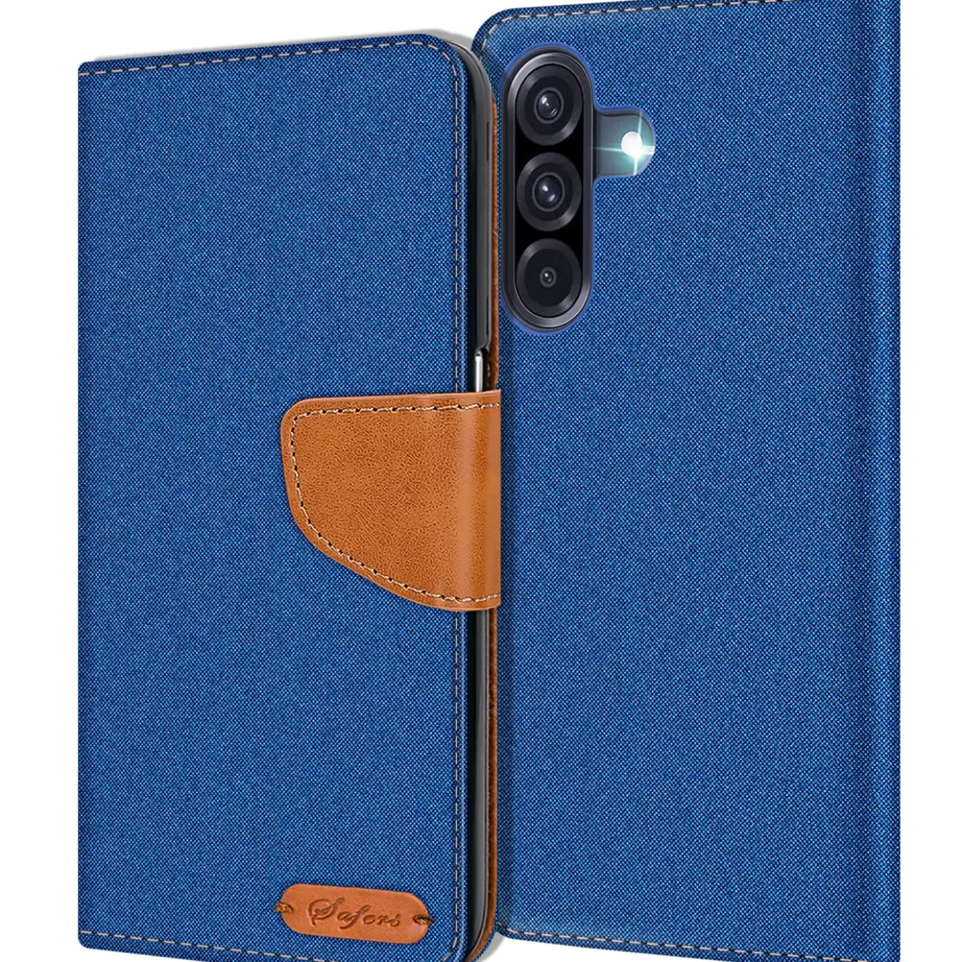 Samsung Galaxy A56 5G - Jeanslook Klapphülle mit Kartenfach