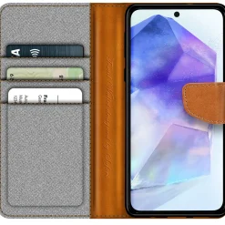 Samsung Galaxy A56 5G - Jeanslook Klapphülle mit Kartenfach