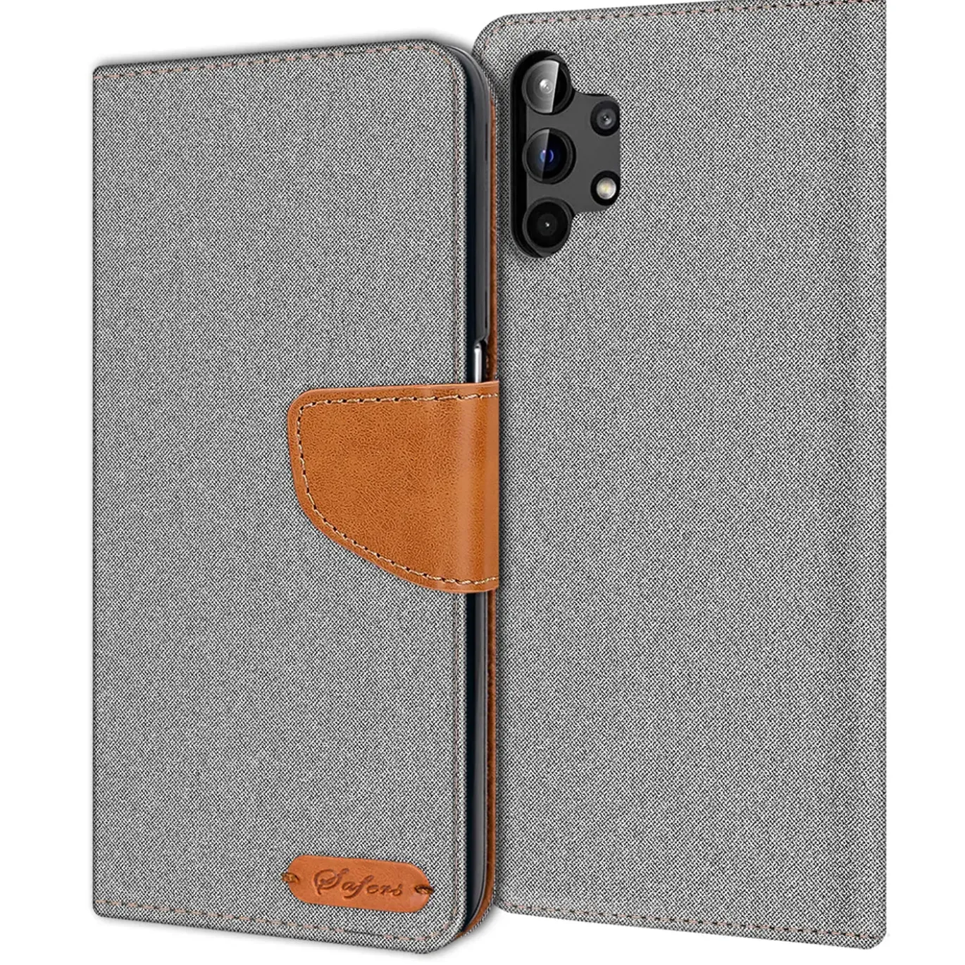 Samsung Galaxy A13 4G - Jeanslook Klapphülle mit Kartenfach