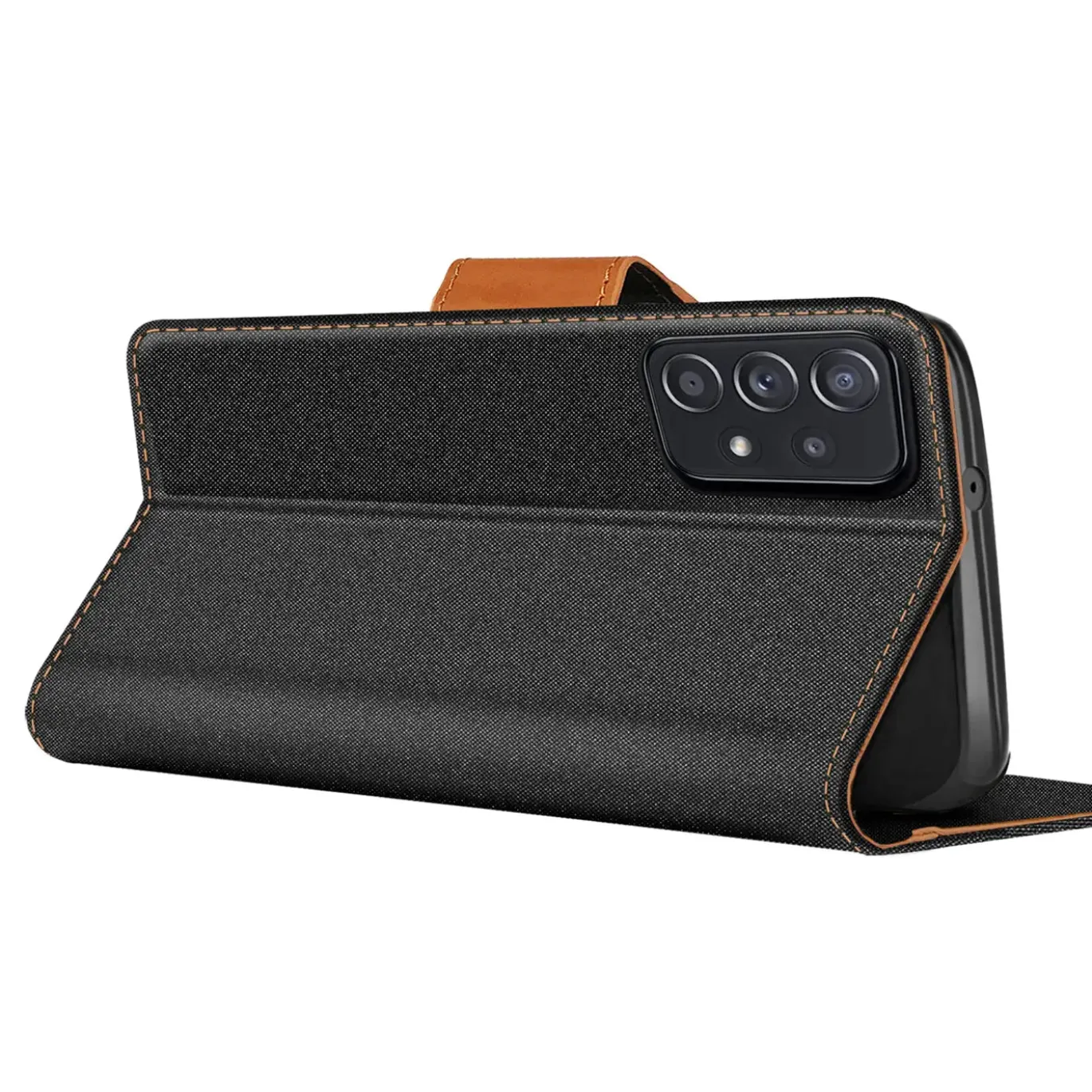 Samsung Galaxy A33 5G - Jeanslook Klapphülle mit Kartenfach