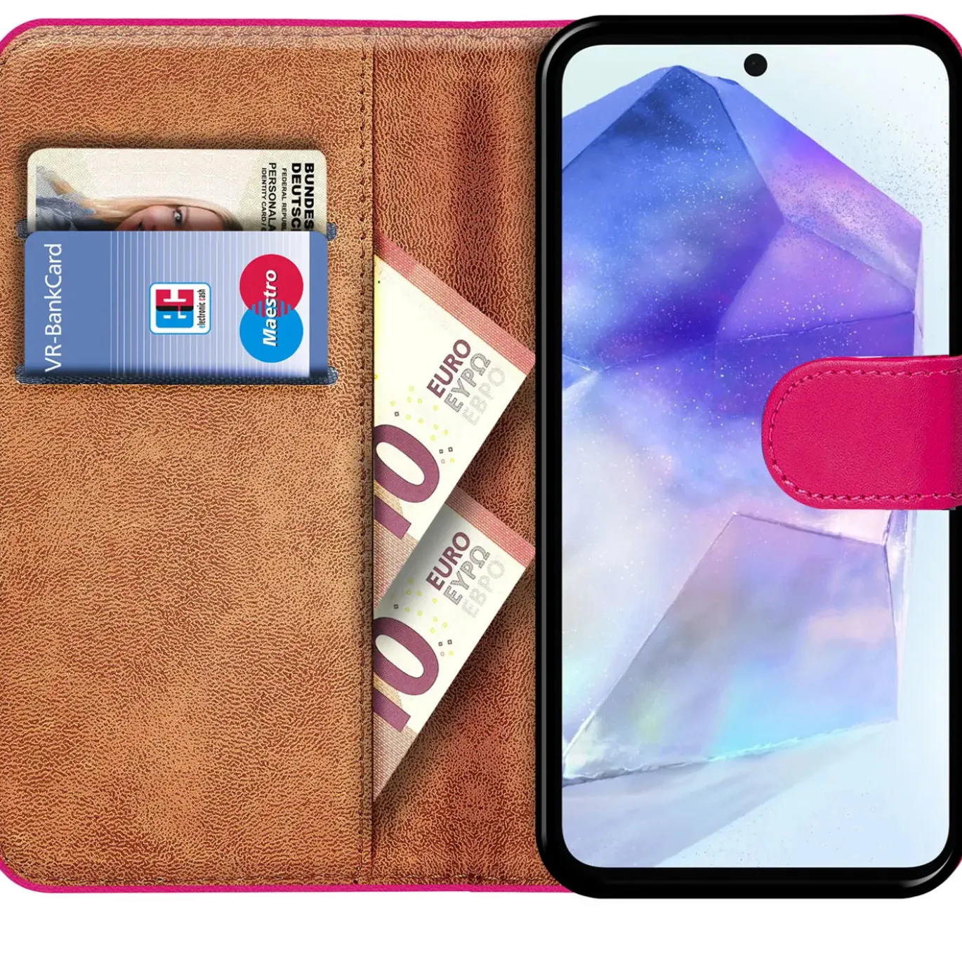 Samsung Galaxy A56 5G - Klapphülle mit Kartenfächern