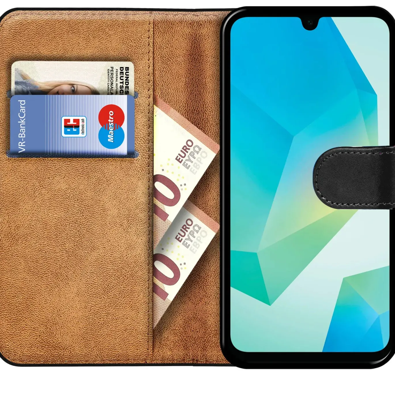 Samsung Galaxy A16 5G - Klapphülle mit Kartenfächern