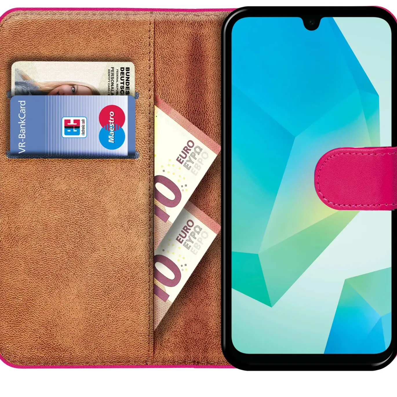 Samsung Galaxy A26 5G - Klapphülle mit Kartenfächern
