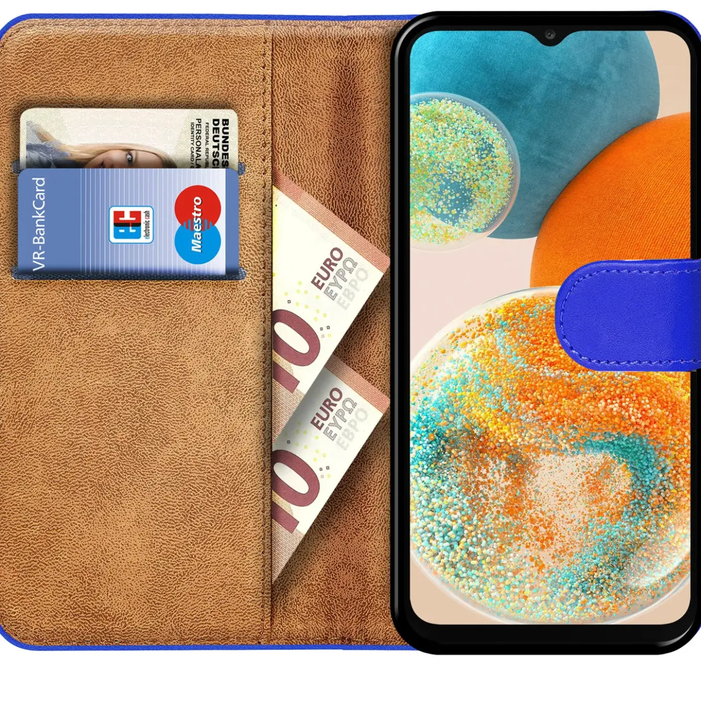 Samsung Galaxy A23 5G - Klapphülle mit Kartenfächern