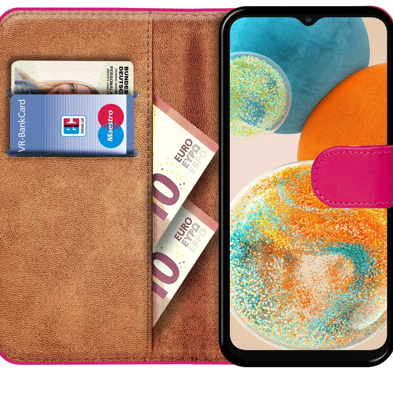 Samsung Galaxy A23 5G - Klapphülle mit Kartenfächern