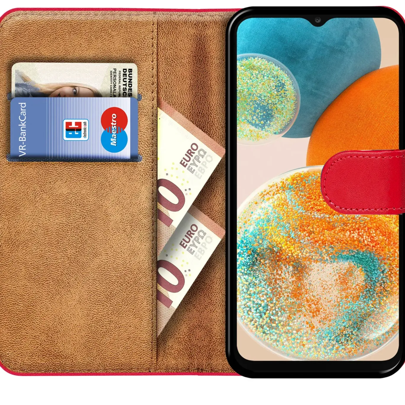 Samsung Galaxy A23 5G - Klapphülle mit Kartenfächern
