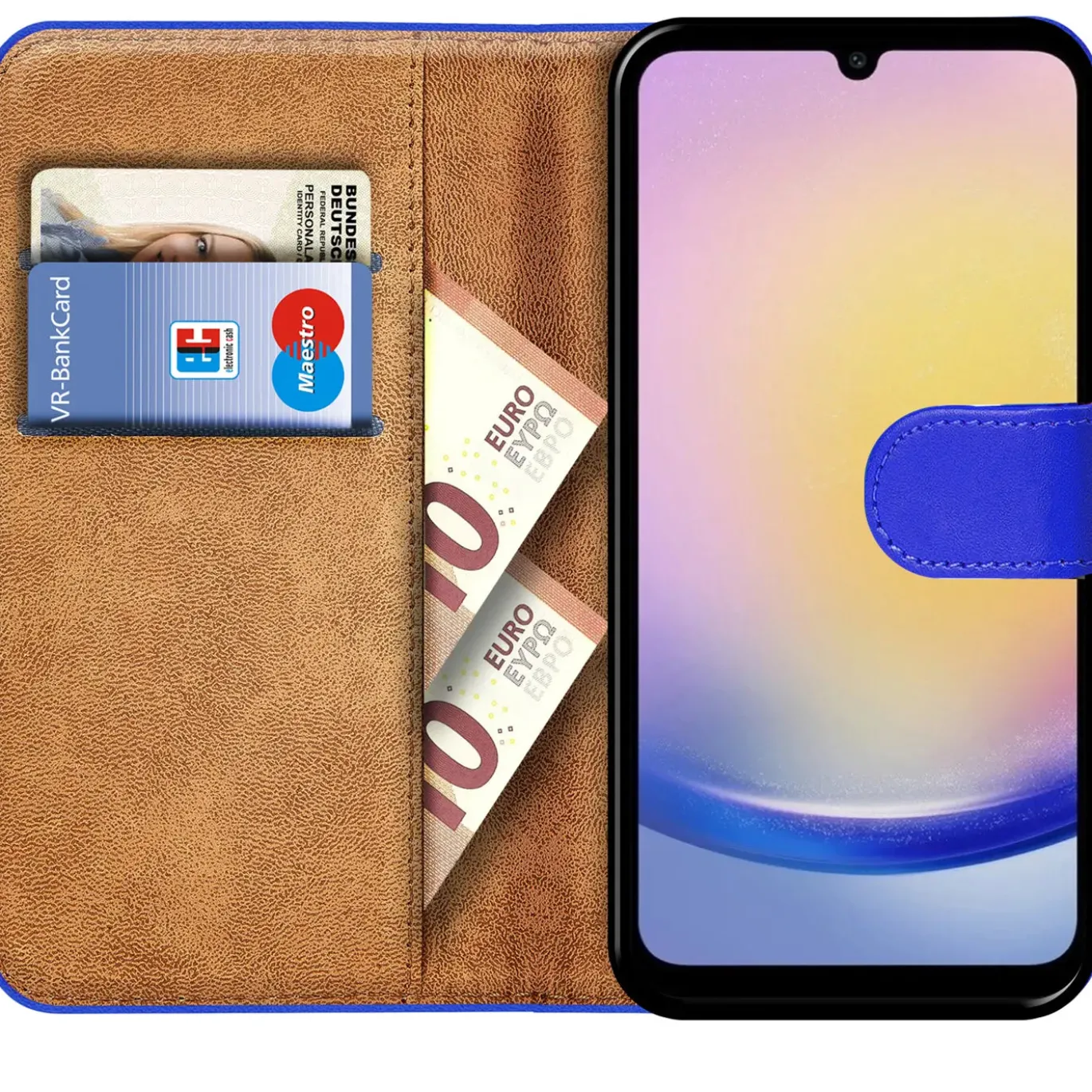 Samsung Galaxy A25 5G - Klapphülle mit Kartenfächern