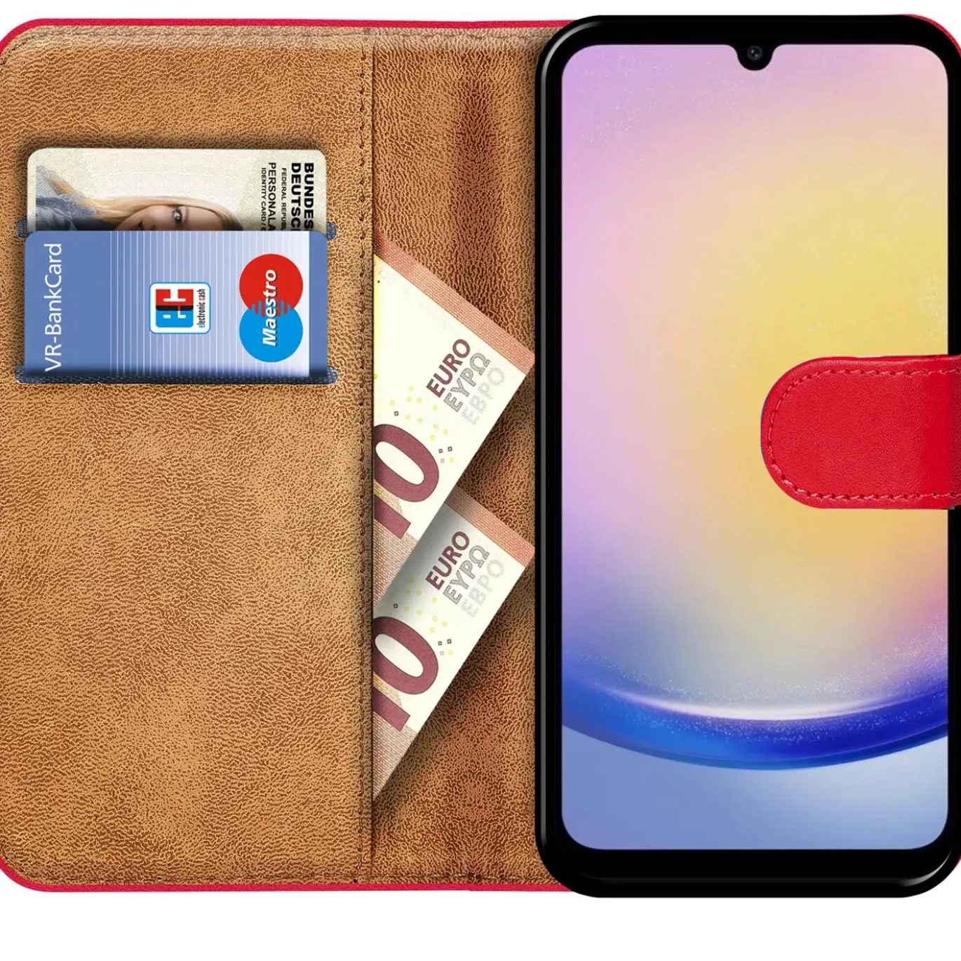 Samsung Galaxy A25 5G - Klapphülle mit Kartenfächern