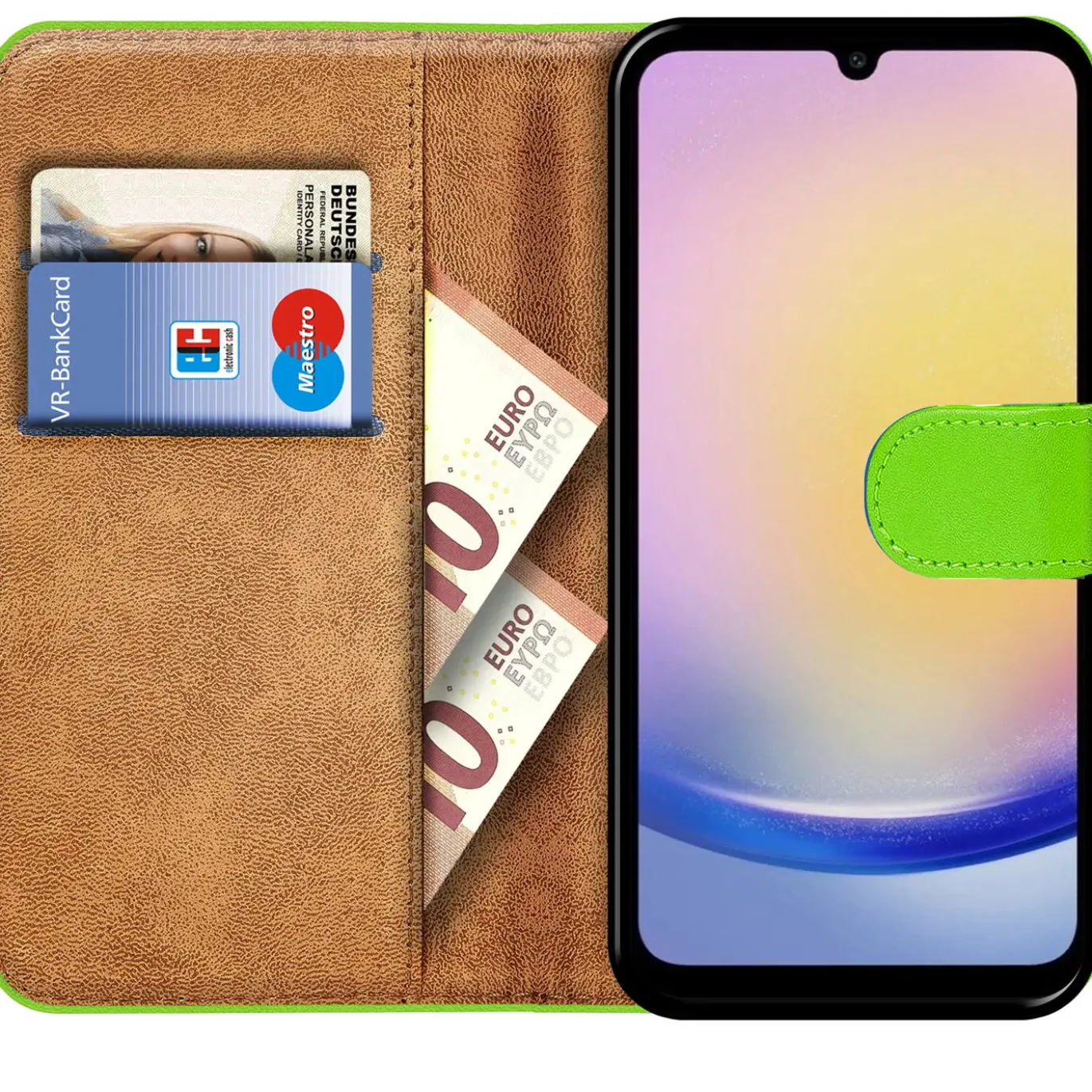 Samsung Galaxy A25 5G - Klapphülle mit Kartenfächern