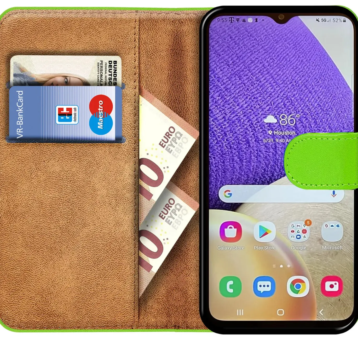 Samsung Galaxy A34 5G - Klapphülle mit Kartenfächern