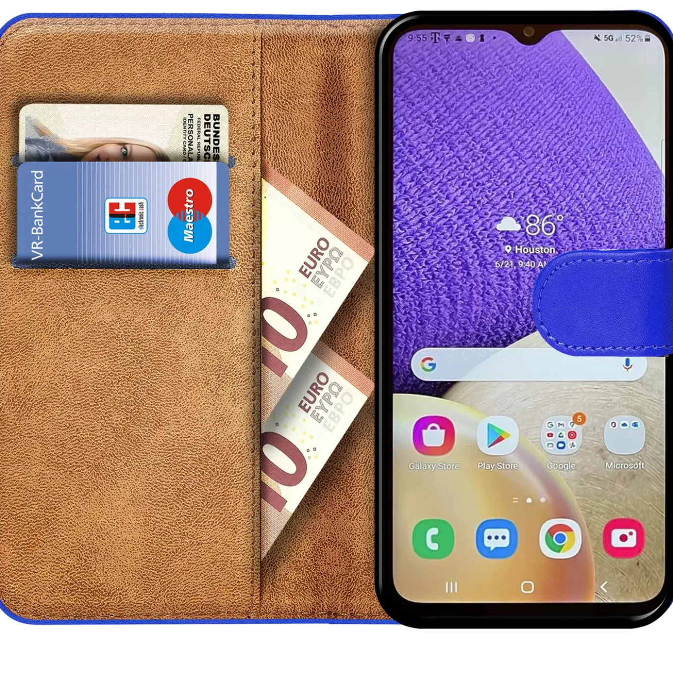 Samsung Galaxy A34 5G - Klapphülle mit Kartenfächern
