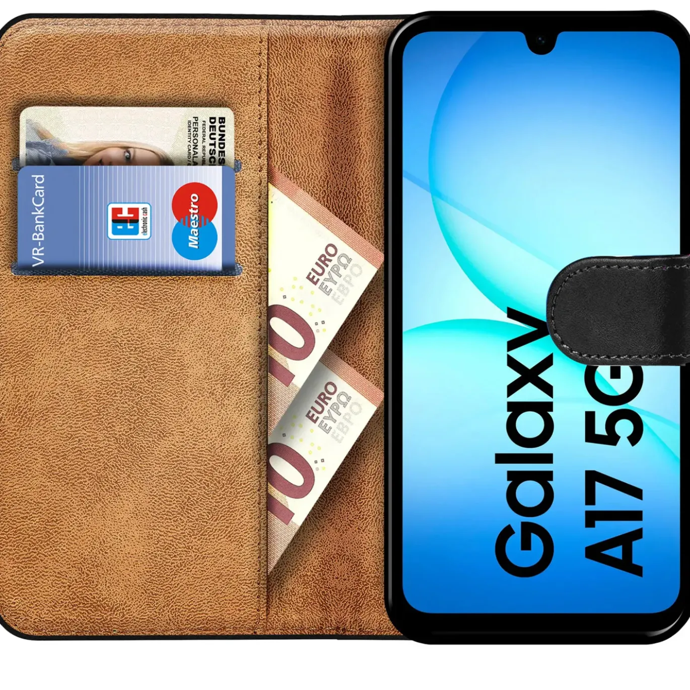 Samsung Galaxy A17 5G - Klapphülle mit Kartenfächern