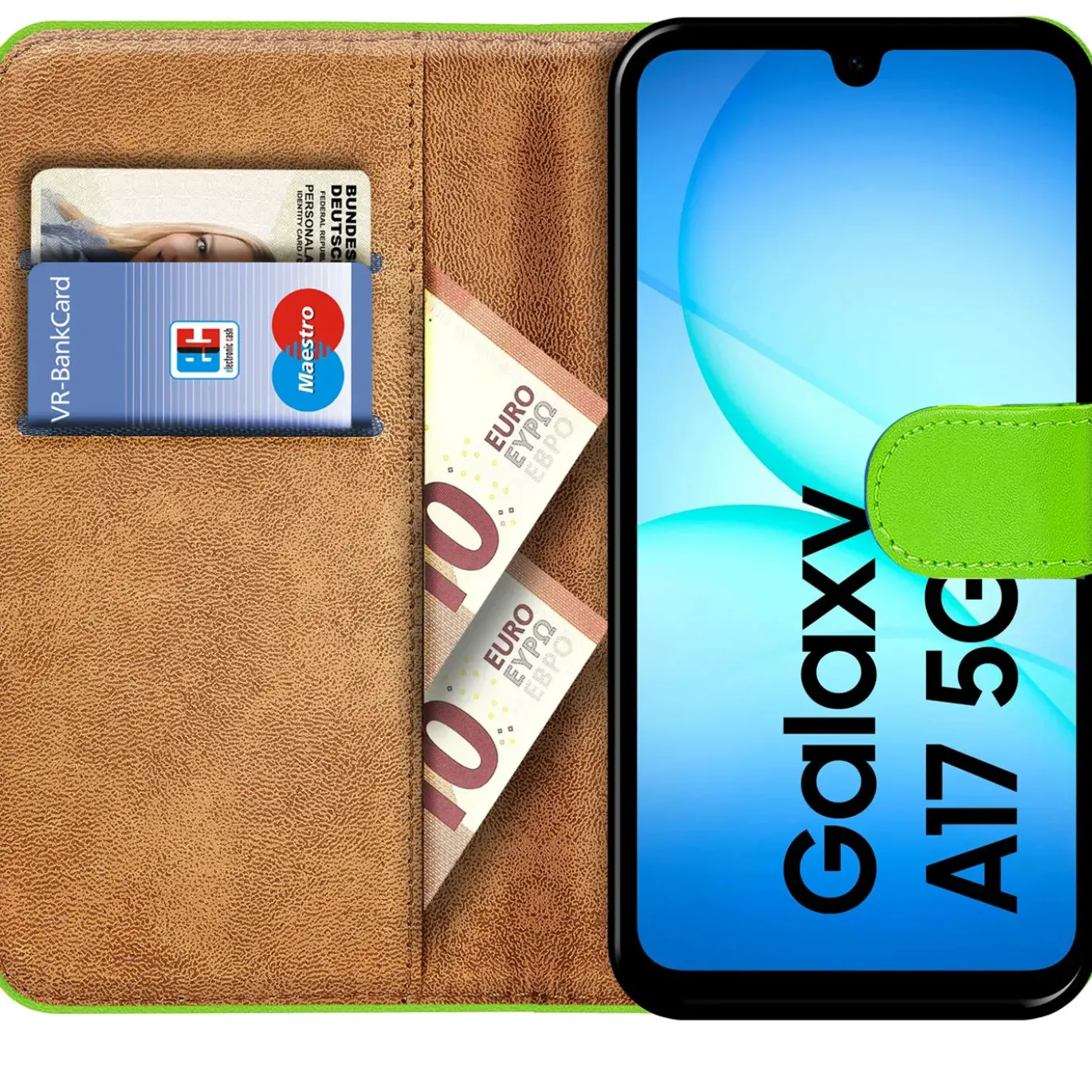 Samsung Galaxy A17 5G - Klapphülle mit Kartenfächern