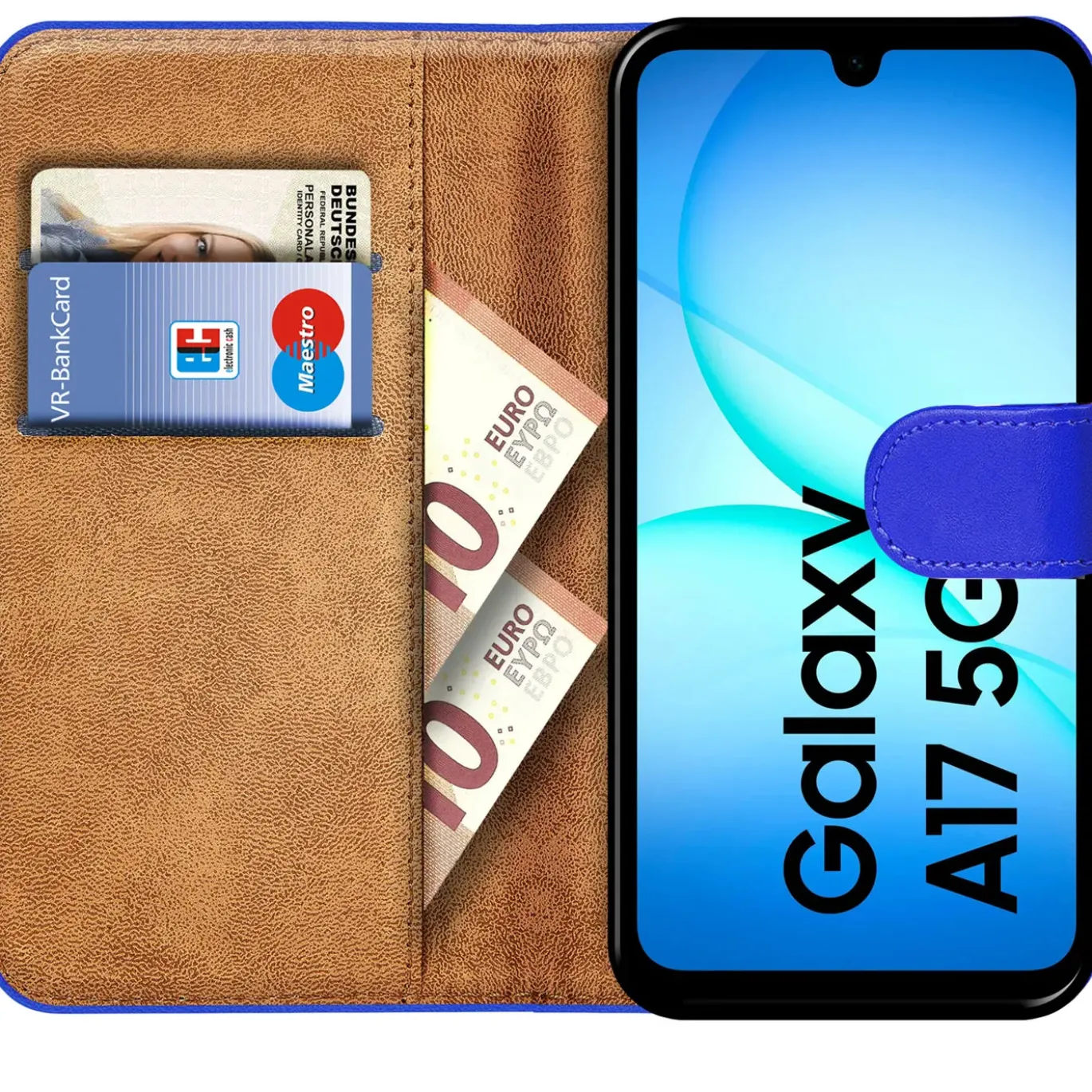 Samsung Galaxy A17 5G - Klapphülle mit Kartenfächern