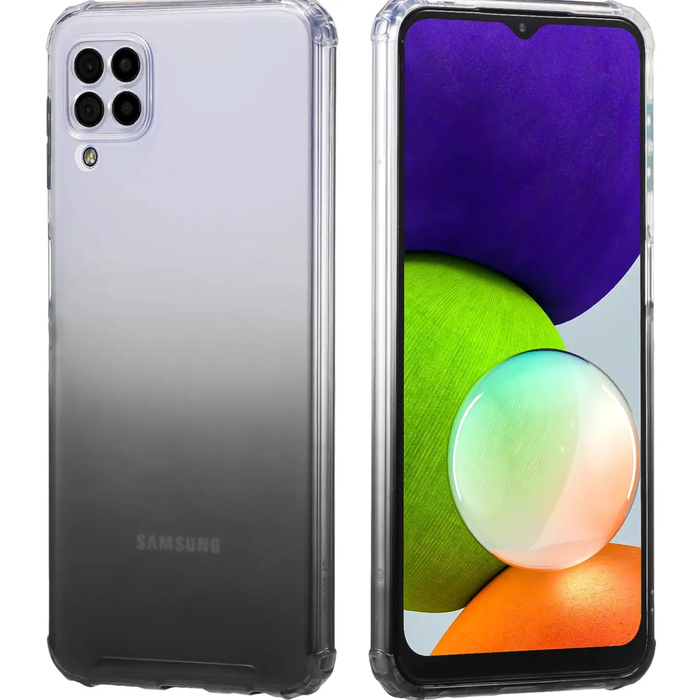 Samsung Galaxy A22 4G / M32 / M22 - Farbverlauf Hülle ultra dünn
