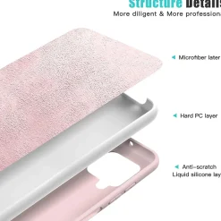 Samsung Galaxy A22 4G / M32 / M22 - Silikon Case mit Mikrofaser-Innenseite