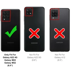 Samsung Galaxy A22 4G / M32 / M22 - Outdoor Hülle 2-teiliges Schutzcase