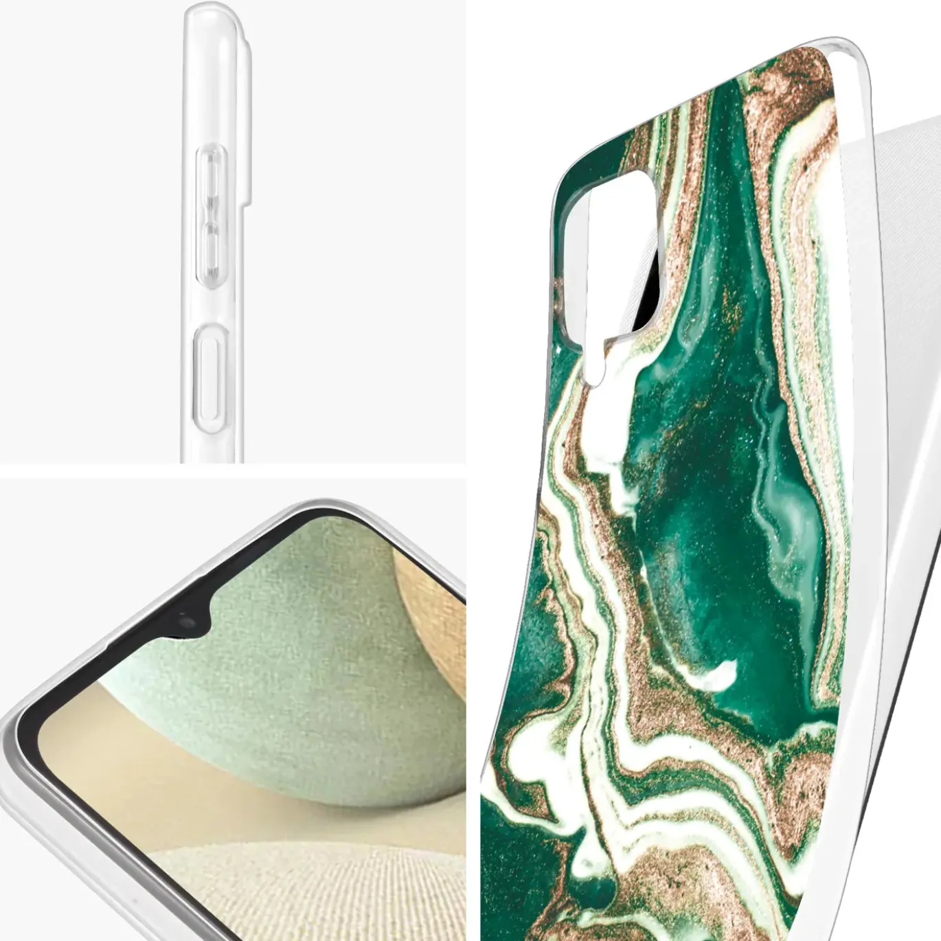 Samsung Galaxy A22 4G / M32 / M22 - Marmor & Sand Design Hülle