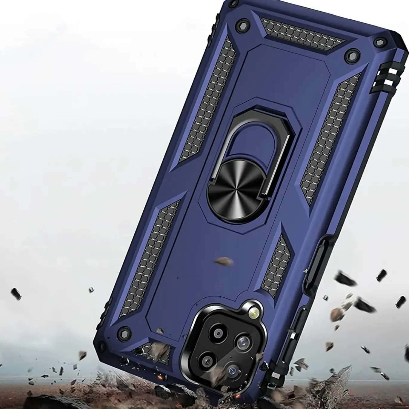 Samsung Galaxy A22 4G / M32 / M22 - Outdoor Hardcase mit Ringhalter
