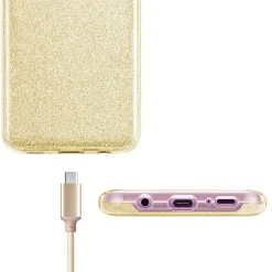 Samsung Galaxy A22 4G / M32 / M22 - Glitzer TPU Hülle