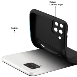 Samsung Galaxy A22 4G / M32 / M22 - Silikonhülle mit Kartenfach & Kameraschutz