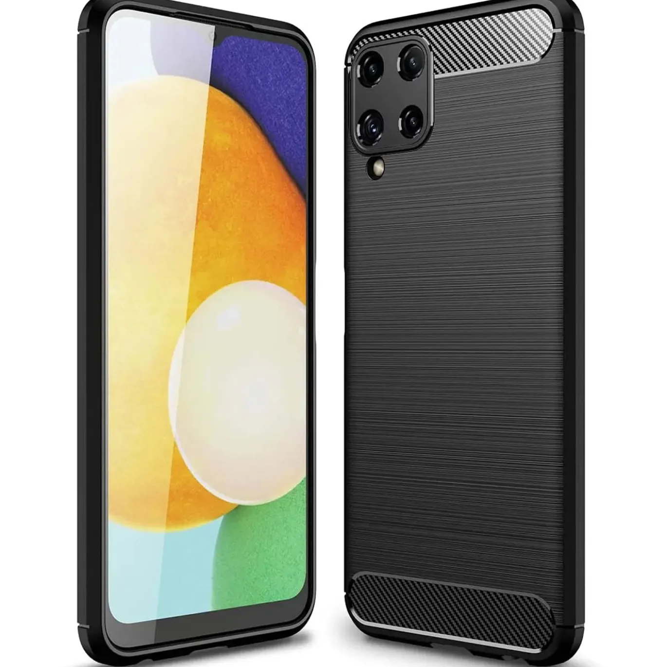 Samsung Galaxy A22 4G / M32 / M22 - Carbon Case Hülle, stoßfest